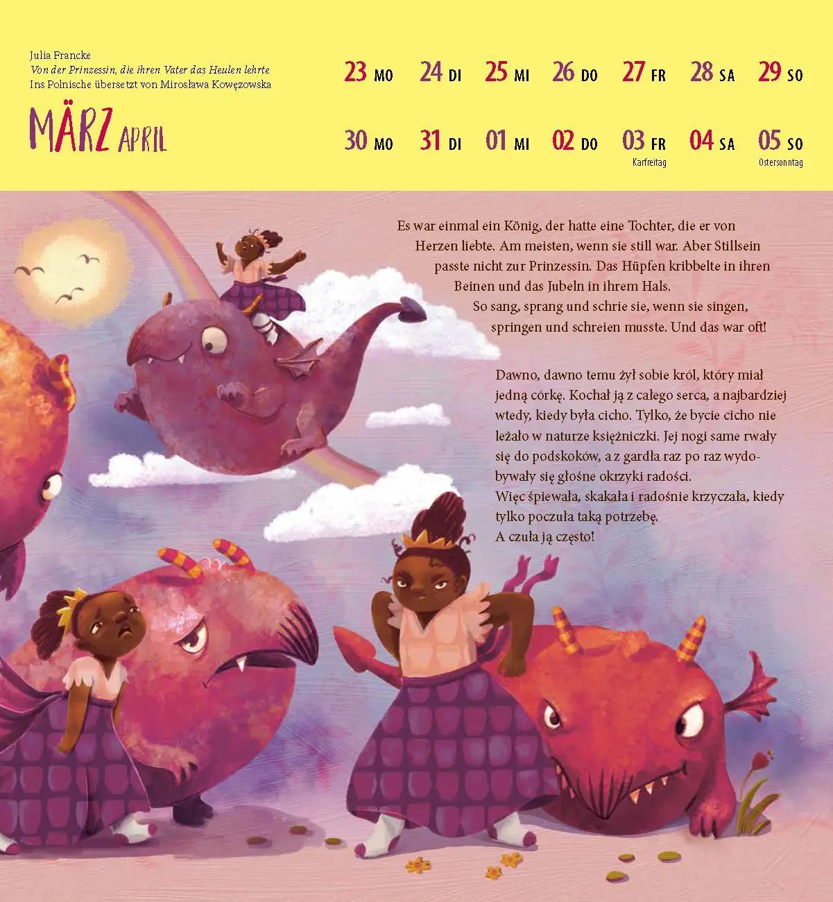 Bild: 9783716000250 | Arche Kalender Starke Mädchen 2026 | Alexandra Rak | Kalender | 33 S.