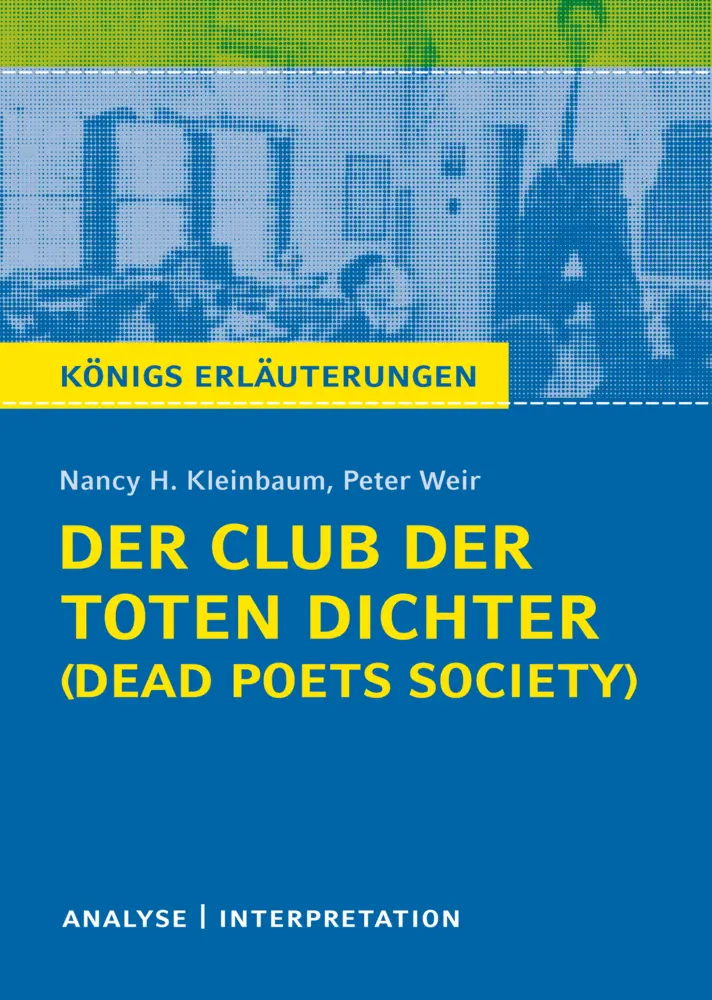 Cover: 9783804420250 | Nancy Kleinbaum "Der Club der toten Dichter - Dead Poets Society"
