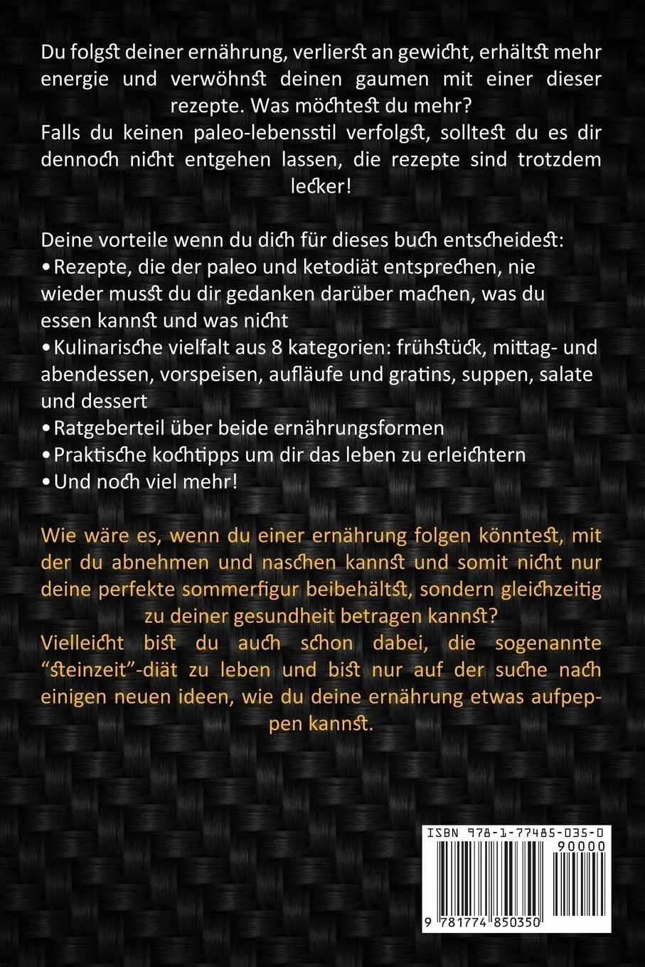 Rückseite: 9781774850350 | Paläo-diät | Manuela Biermann | Taschenbuch | 2021 | Alex Howard