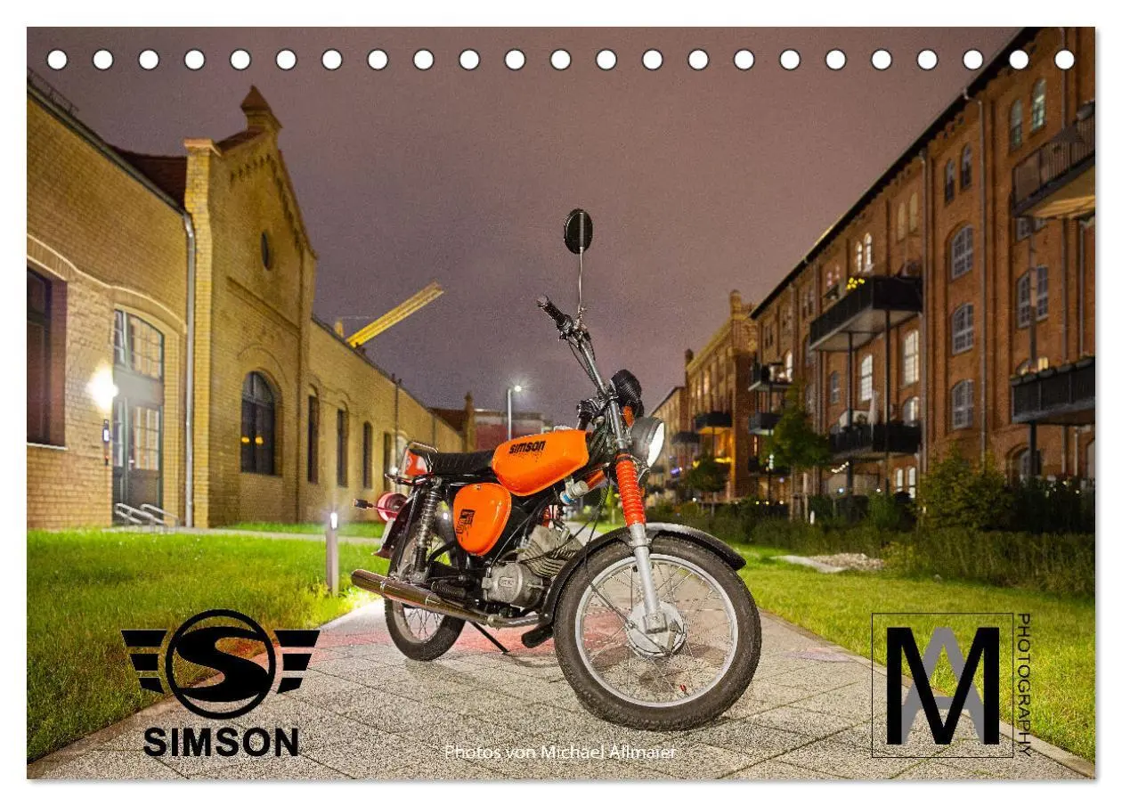 Cover: 9783457610350 | Simson S51c (Tischkalender 2026 DIN A5 quer), CALVENDO Monatskalender