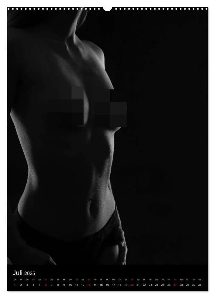 Bild: 9783457080450 | Erotische Silhouetten / CH-Version (Wandkalender 2025 DIN A2 hoch),...