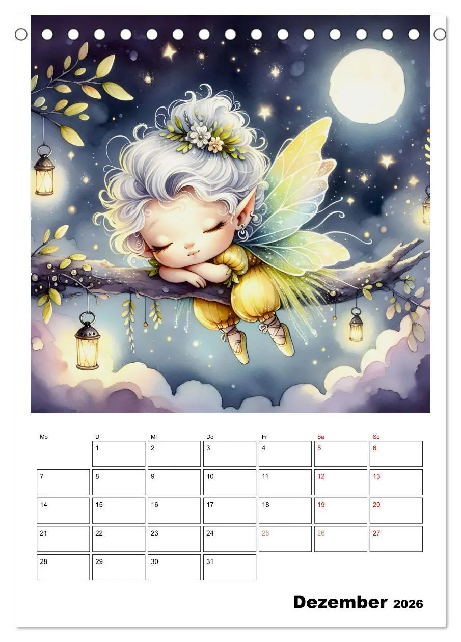 Bild: 9783516240450 | Schlummernde Magie (Tischkalender 2026 DIN A5 hoch), CALVENDO...