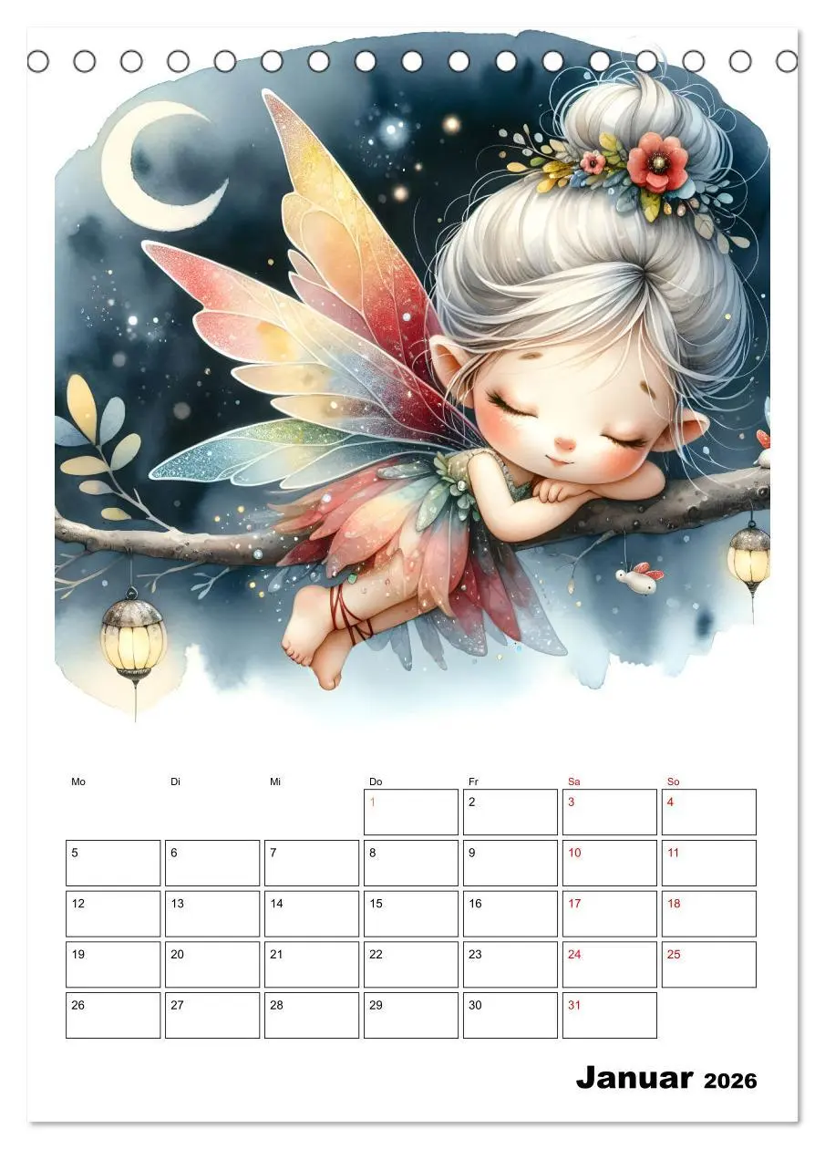 Bild: 9783516240450 | Schlummernde Magie (Tischkalender 2026 DIN A5 hoch), CALVENDO...