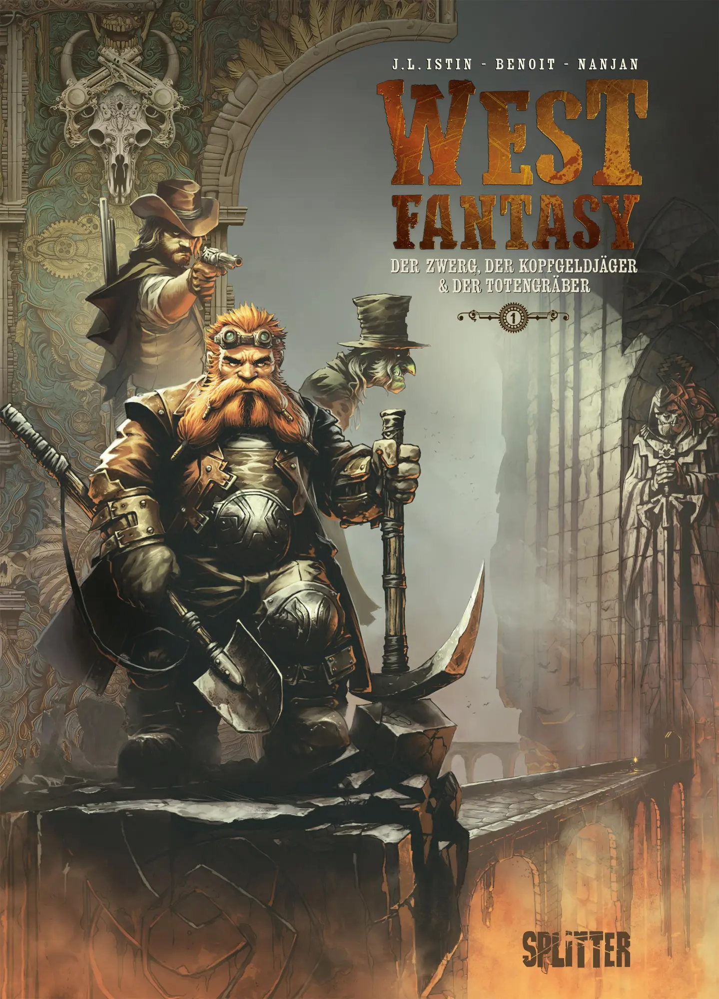 Cover: 9783689500450 | West Fantasy. Band 1 | Der Zwerg, der Kopfgeldjäger &amp; der Totengräber