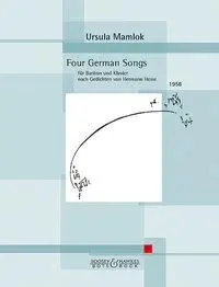 Cover: 9783793140450 | Four German Songs | Ursula Mamlok | Notenblätter (ungebunden) | 12 S.
