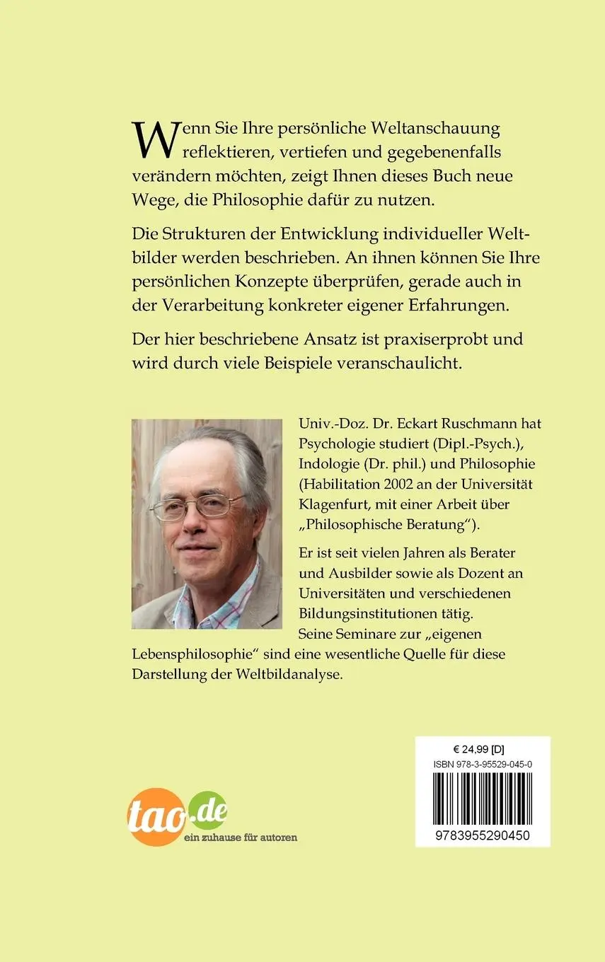 Rückseite: 9783955290450 | Weltanschauungen und Gottesbilder | Eckart Ruschmann | Buch | 240 S.