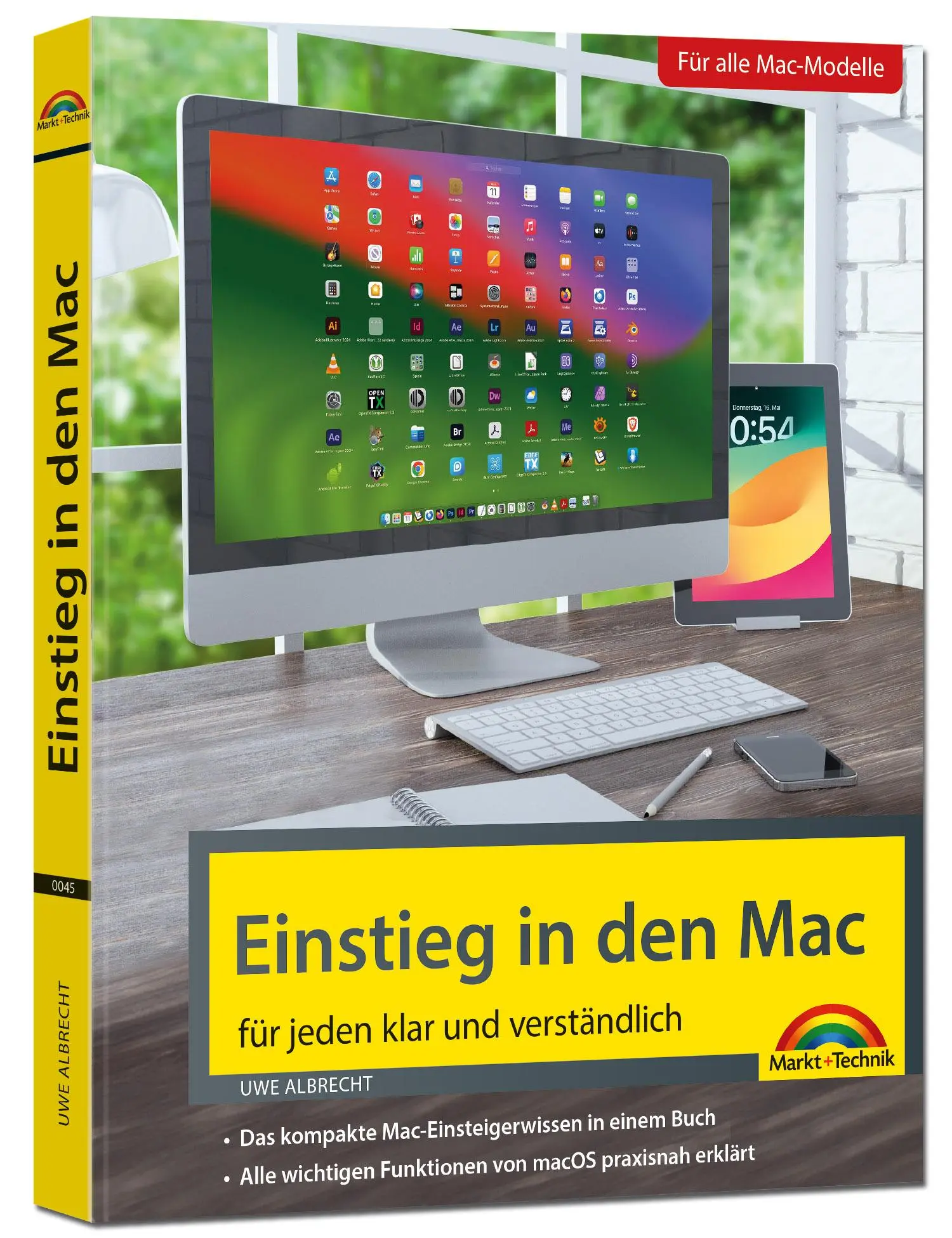 Cover: 9783988100450 | Einstieg in den Mac - aktuell zu macOS Sequoia | Uwe Albrecht | Buch Cover: 9783988100450 | Einstieg in den Mac - aktuell zu macOS Sequoia | Uwe Albrecht | Buch