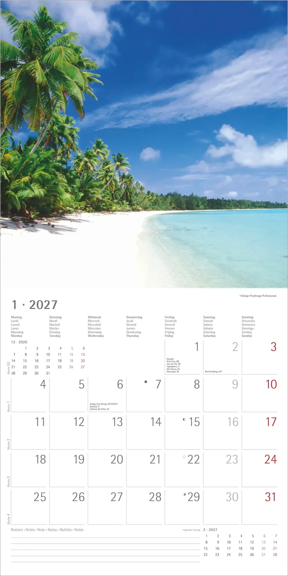 Bild: 4069095010550 | Summer Dreams 2027 | Neumann Verlage GmbH &amp; Co KG | Kalender | 14 S.