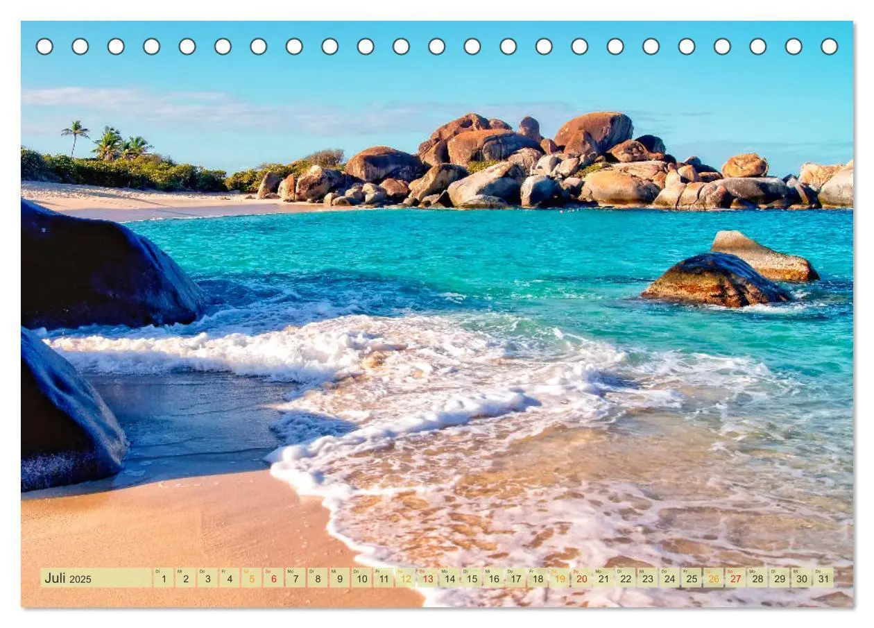 Bild: 9783435430550 | Reise in die Karibik - von den Bahamas bis Aruba (Tischkalender...