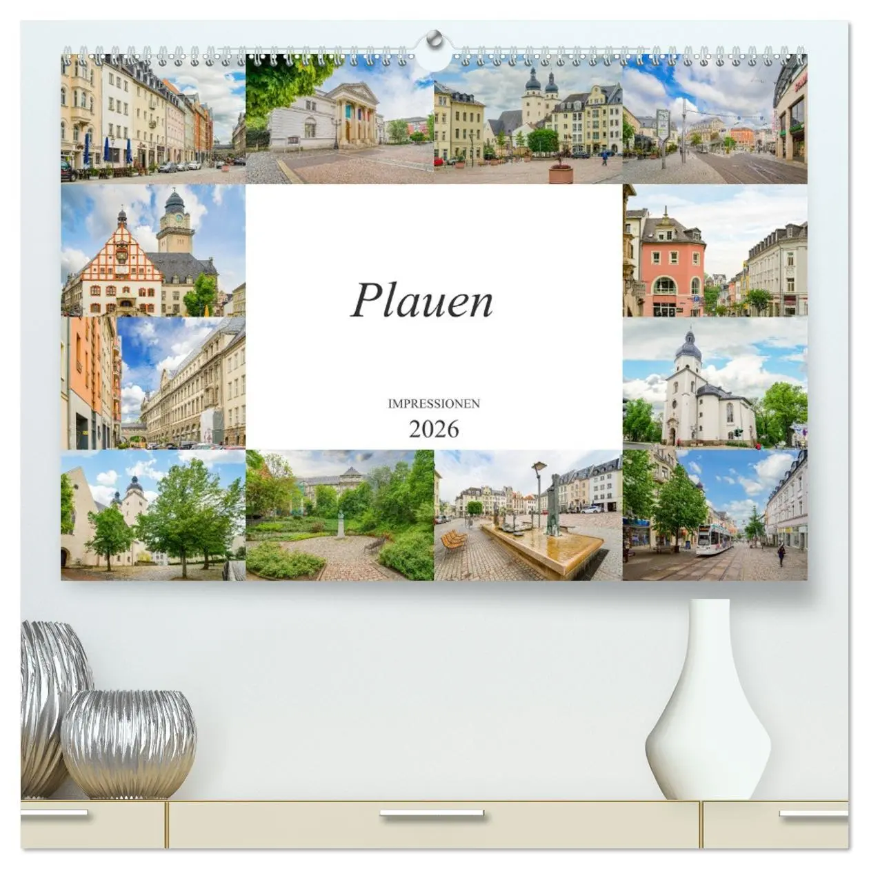 Cover: 9783457690550 | Plauen Impressionen (hochwertiger Premium Wandkalender 2026 DIN A2...