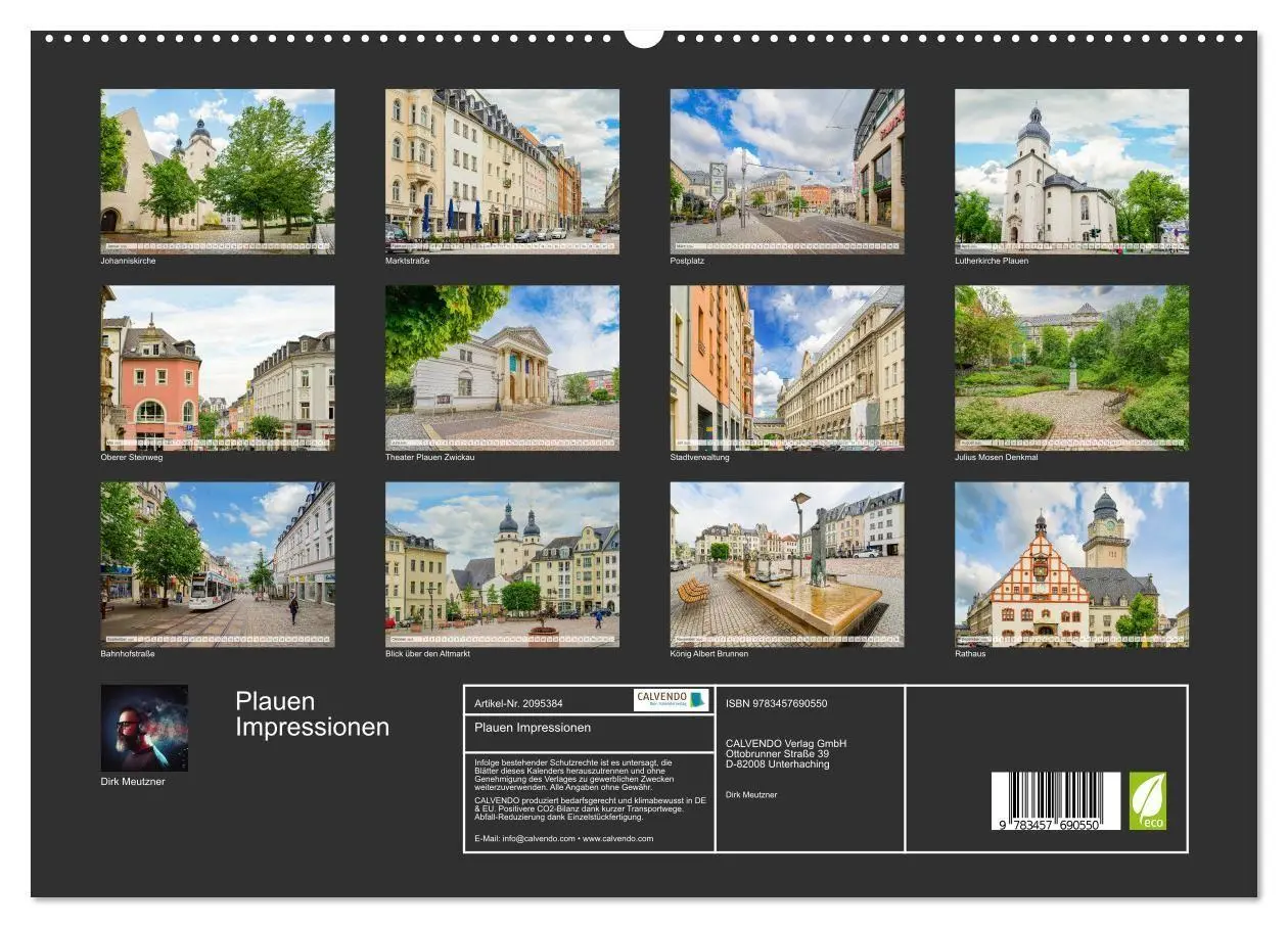Bild: 9783457690550 | Plauen Impressionen (hochwertiger Premium Wandkalender 2026 DIN A2...