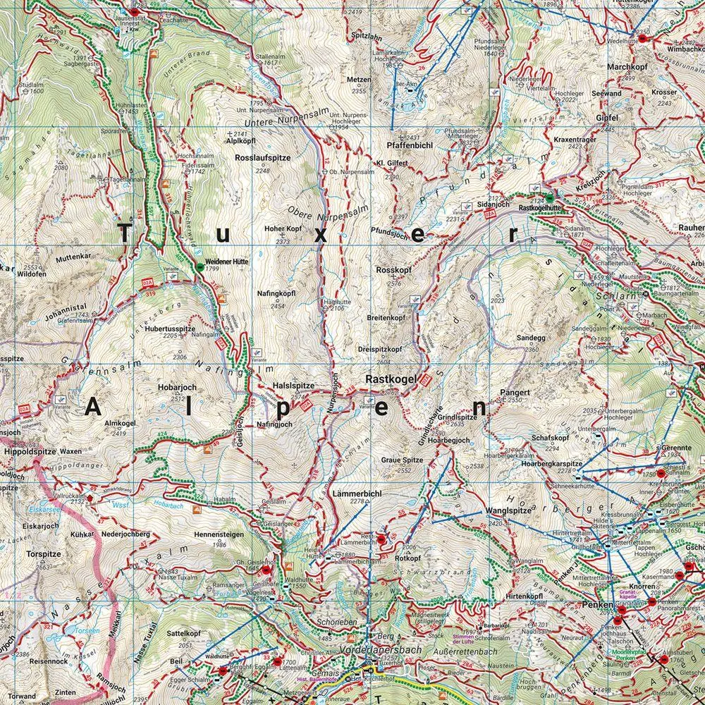 Bild: 9783707920550 | freytag &amp; berndt Wanderkarte WK 152 Zillertaler Alpen, Mayrhofen -...