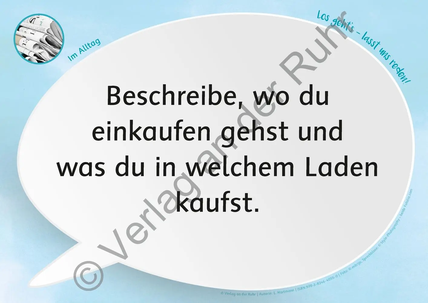 Bild: 9783834640550 | Los geht's - lasst uns reden! | Lisa Hartmann | Taschenbuch | 94 S.
