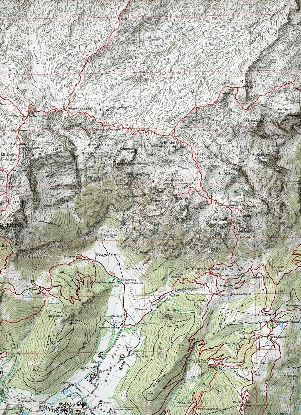 Bild: 9783937530550 | DAV Alpenvereinskarte 13 Tennengebirge 1 : 25 000 | Alpenverein | 2012
