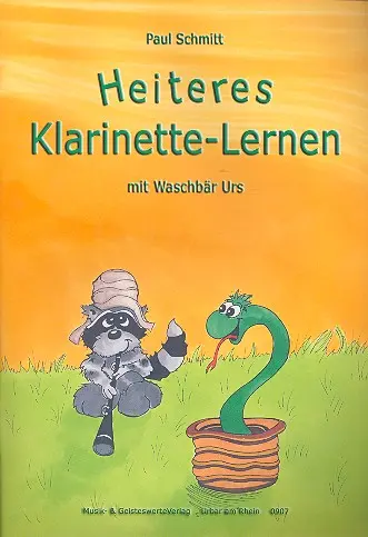 Cover: 9790500990550 | Heiteres Klarinette-Lernen mit Waschbär Urs | Paul Schmitt | Geheftet