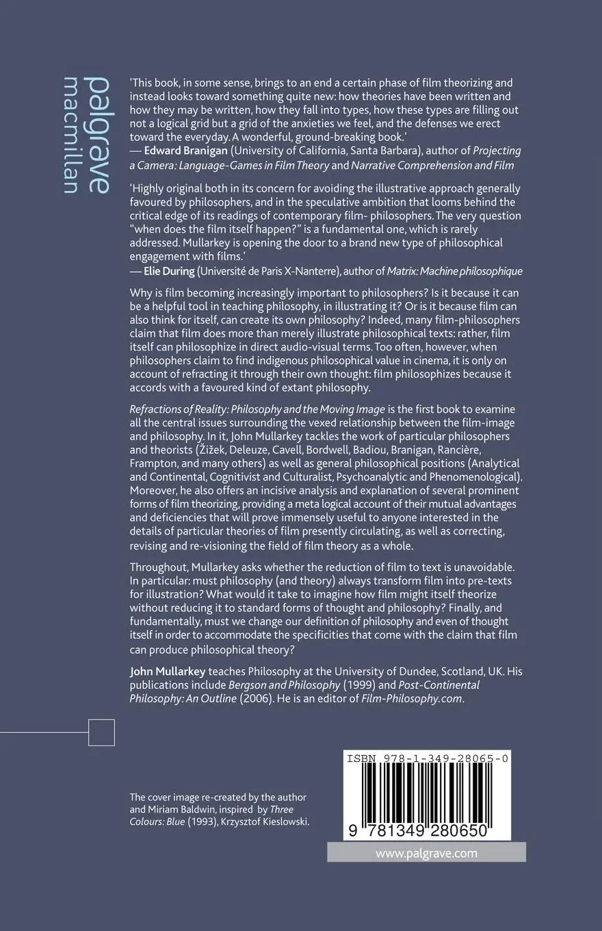 Rückseite: 9781349280650 | Refractions of Reality: Philosophy and the Moving Image | Mullarkey