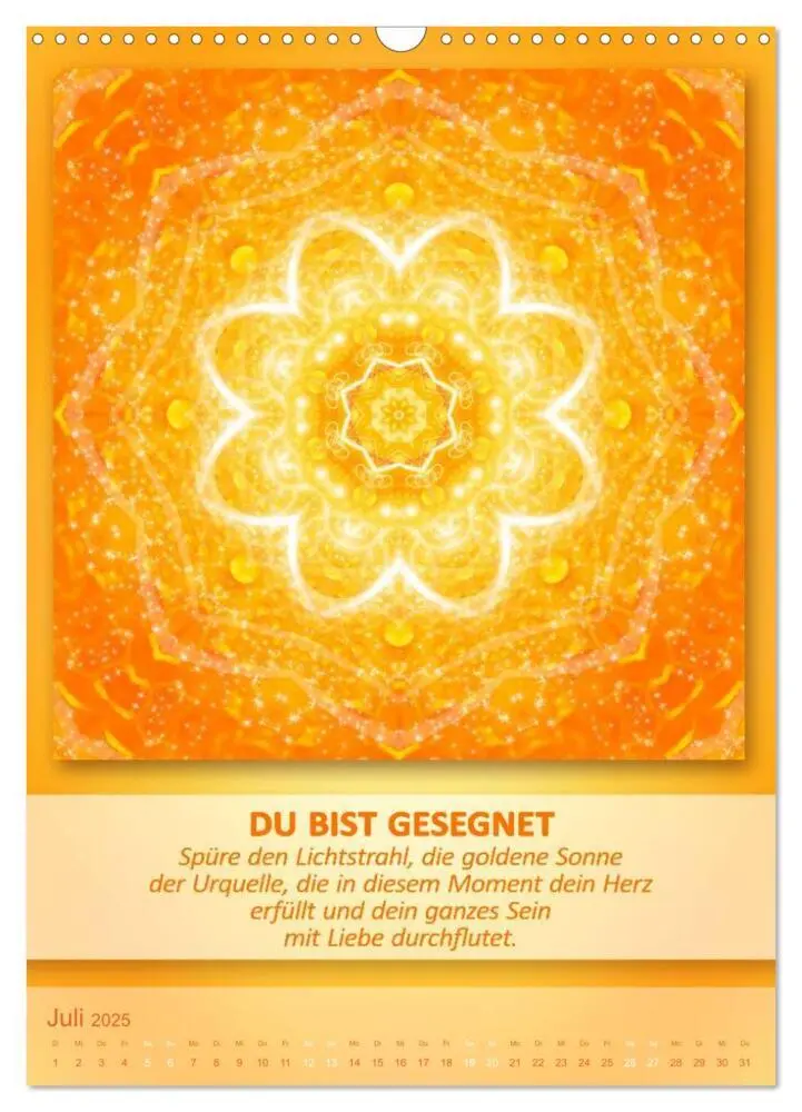 Bild: 9783457060650 | Light Energy Mandalas - Kalender - Vol. 2 (Wandkalender 2025 DIN A3...