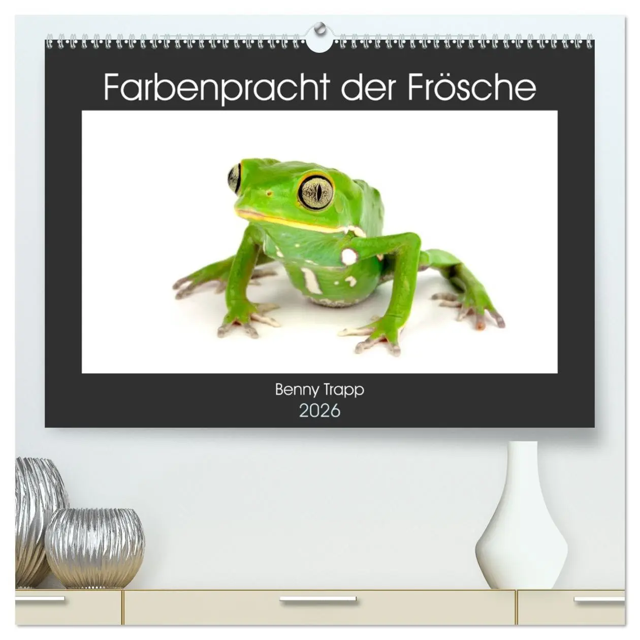 Cover: 9783457750650 | Farbenpracht der Frösche (hochwertiger Premium Wandkalender 2026...