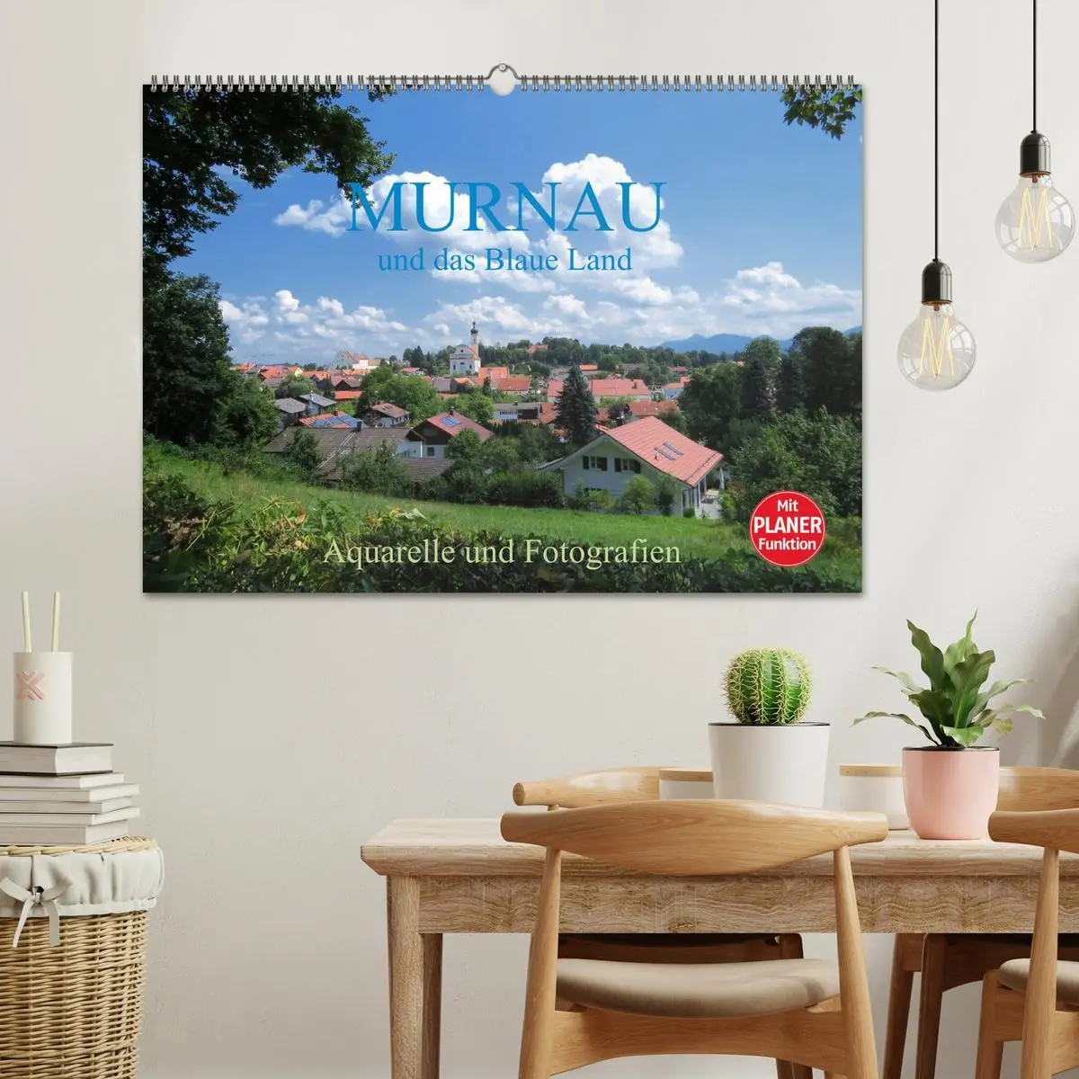 Bild: 9783457990650 | Murnau und das Blaue Land - Aquarelle und Fotografien (Wandkalender...