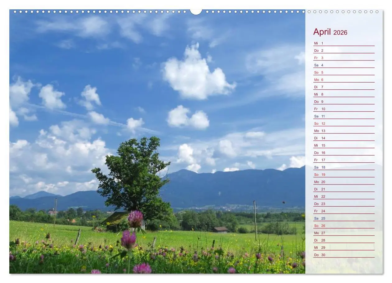 Bild: 9783457990650 | Murnau und das Blaue Land - Aquarelle und Fotografien (Wandkalender...