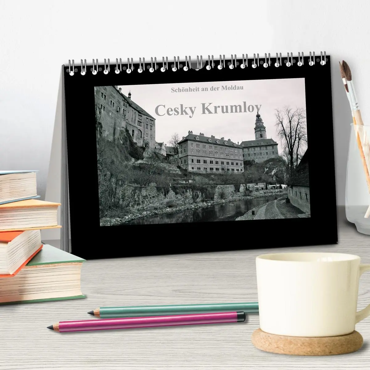 Bild: 9783516220650 | Schönheit an der Moldau - Cesky Krumlov (Tischkalender 2026 DIN A5...