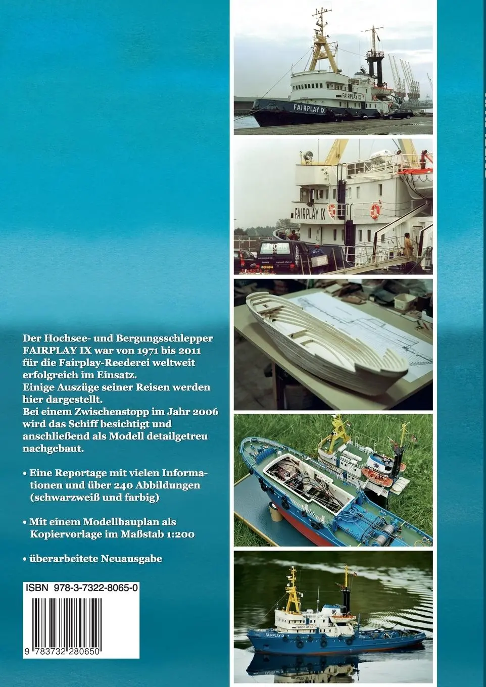 Rückseite: 9783732280650 | Hochseeschlepper Fairplay IX | Konrad Algermissen | Taschenbuch | 2014