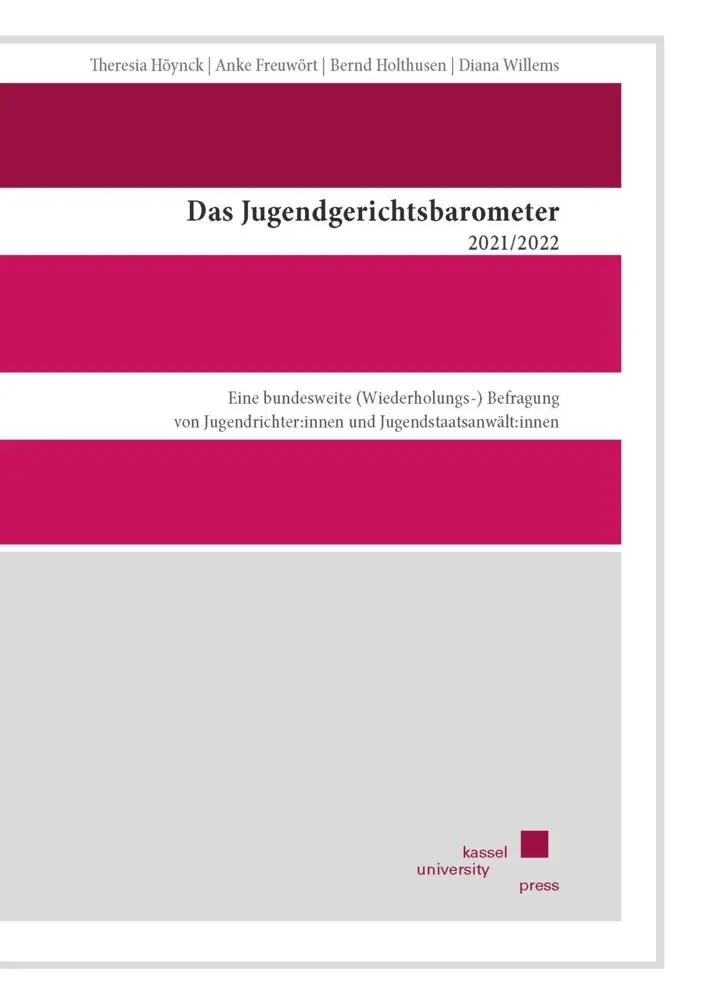 Cover: 9783737610650 | Jugendgerichtsbarometer 2021/2022 | Theresia Höynck (u. a.) | Buch