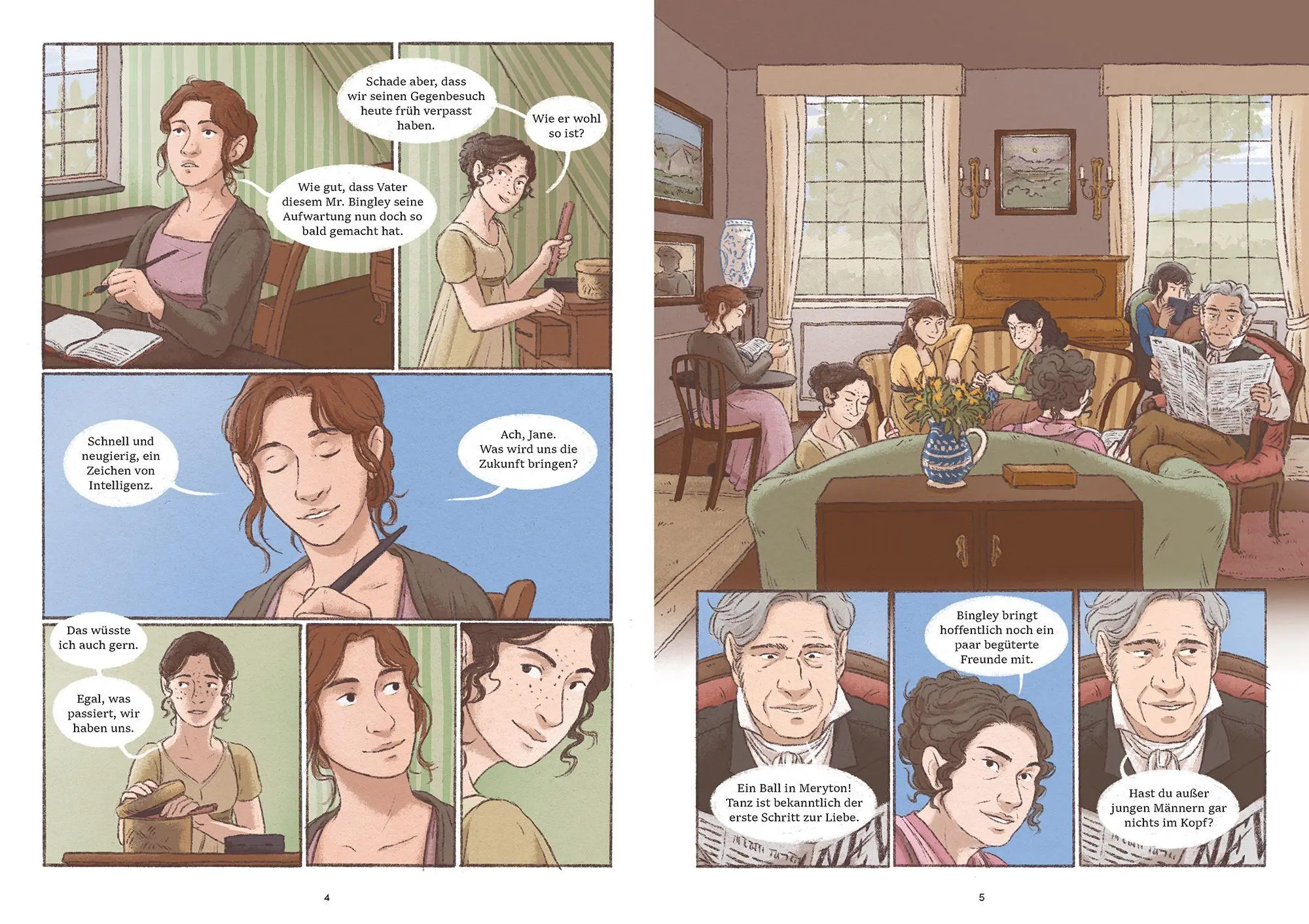 Bild: 9783989620650 | Stolz und Vorurteil - die Graphic Novel nach Jane Austen | Anna Opel