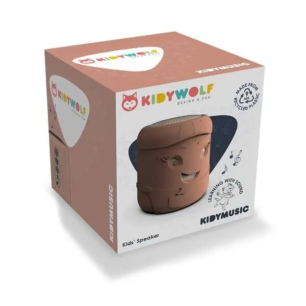 Bild: 5407009180750 | KIDYWOLF Bluetooth Lautsprecher apricot | 418075 | 2024 | KIDYWOLF