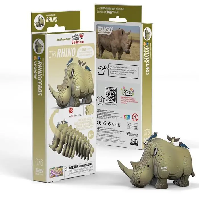 Cover: 9421035150750 | EUGY - 3D Bastelset Nashorn | Kit (Bastelset) | 2025 | EUGY