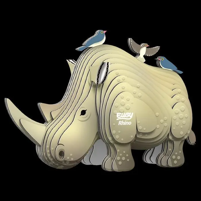 Bild: 9421035150750 | EUGY - 3D Bastelset Nashorn | Kit (Bastelset) | 2025 | EUGY