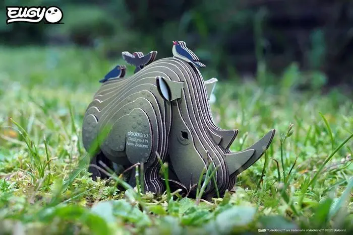Bild: 9421035150750 | EUGY - 3D Bastelset Nashorn | Kit (Bastelset) | 2025 | EUGY