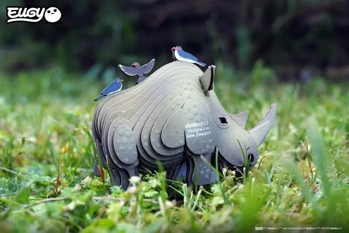 Bild: 9421035150750 | EUGY - 3D Bastelset Nashorn | Kit (Bastelset) | 2025 | EUGY