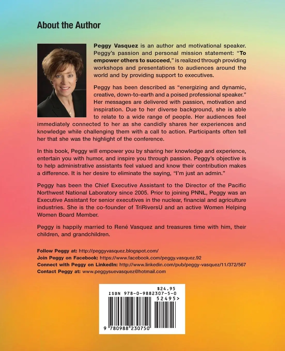 Rückseite: 9780988230750 | Not "Just an Admin!" | Peggy Vasquez | Taschenbuch | Englisch | 2014