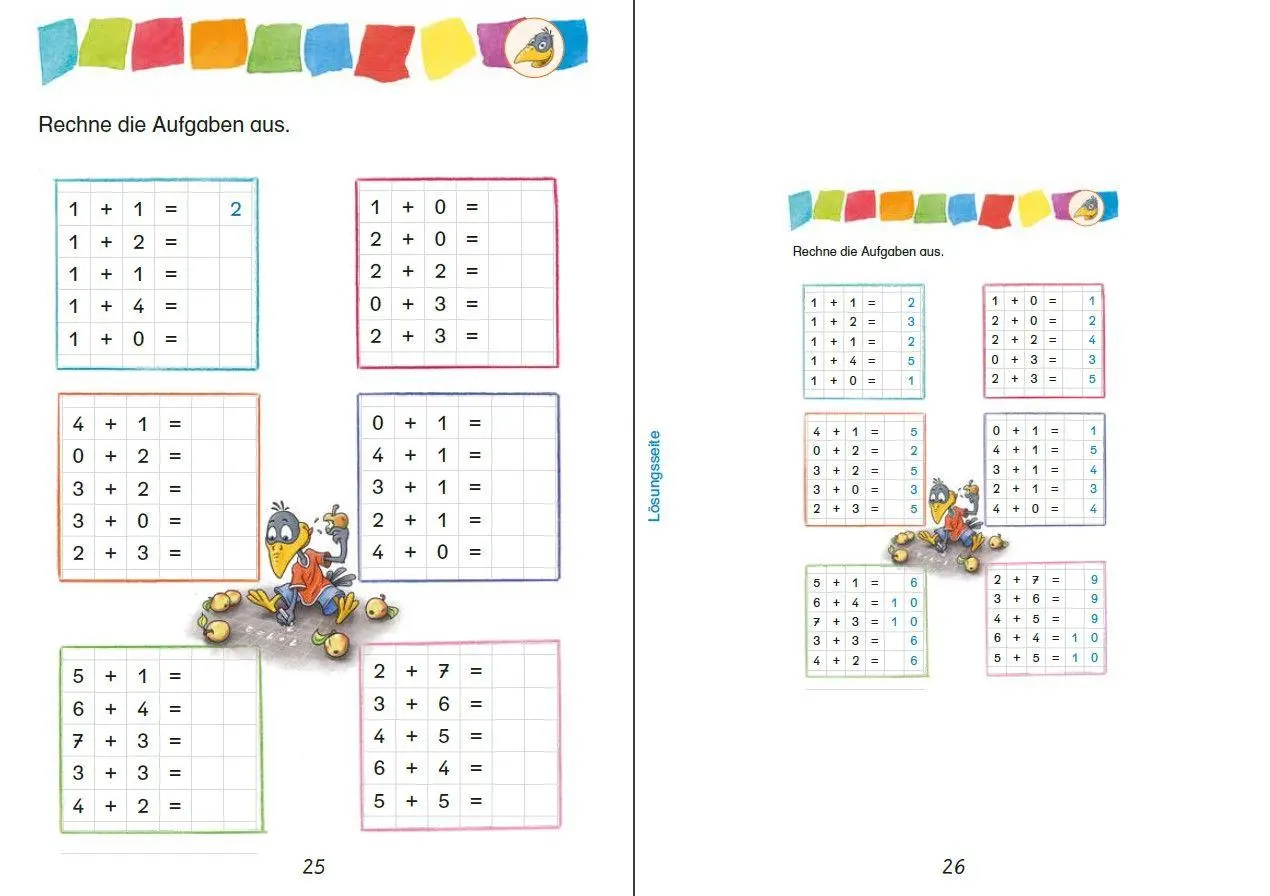 Bild: 9783411720750 | Mein Ferienblock mit Rabe Linus - Fit für die 2. Klasse | Raab | Buch