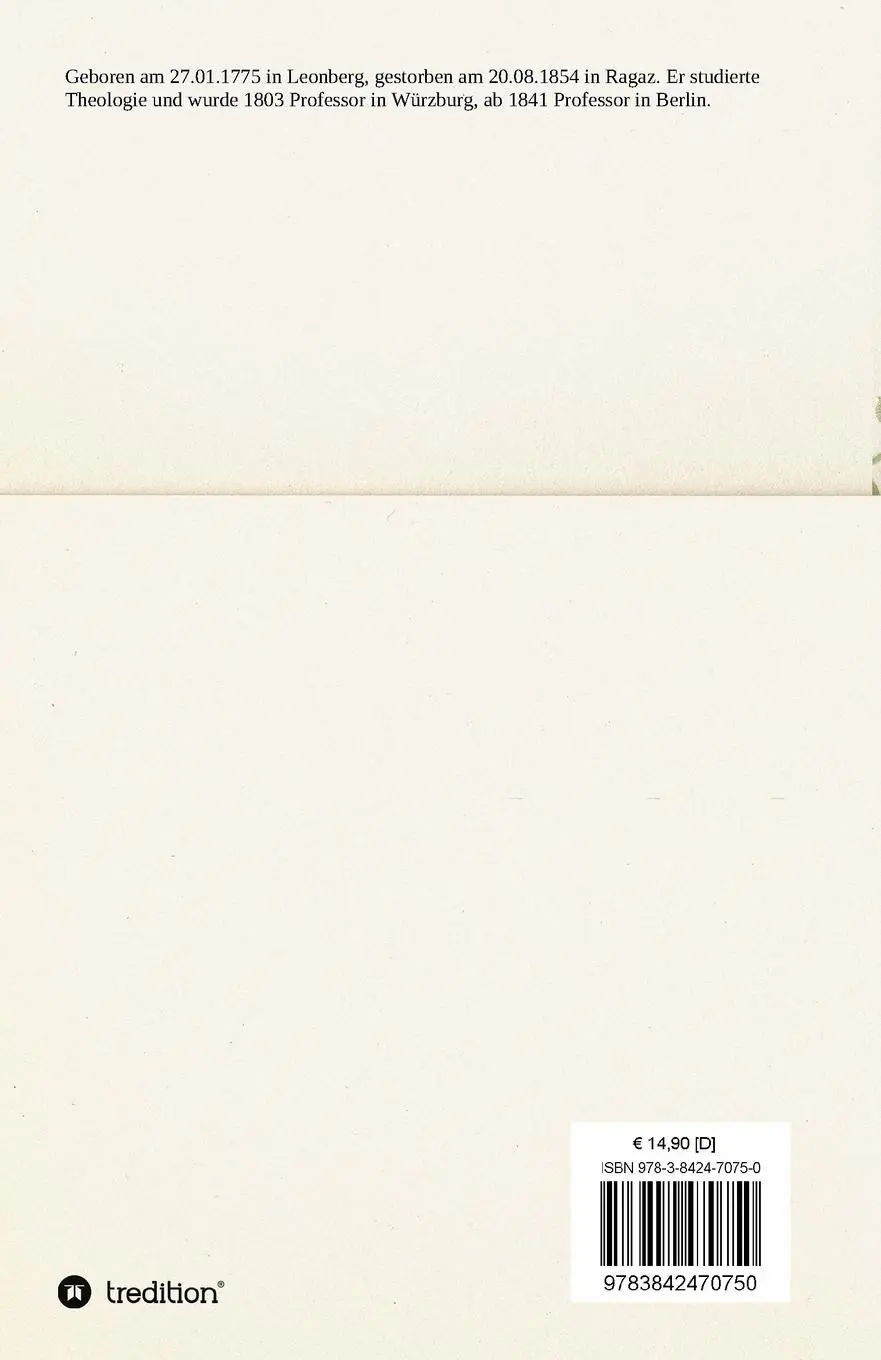 Rückseite: 9783842470750 | Von der Weltseele | Friedrich Wilhelm Joseph Von Schelling | Buch
