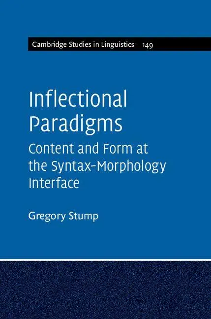 Cover: 9781107460850 | Inflectional Paradigms | Gregory Stump | Taschenbuch | Englisch | 2016