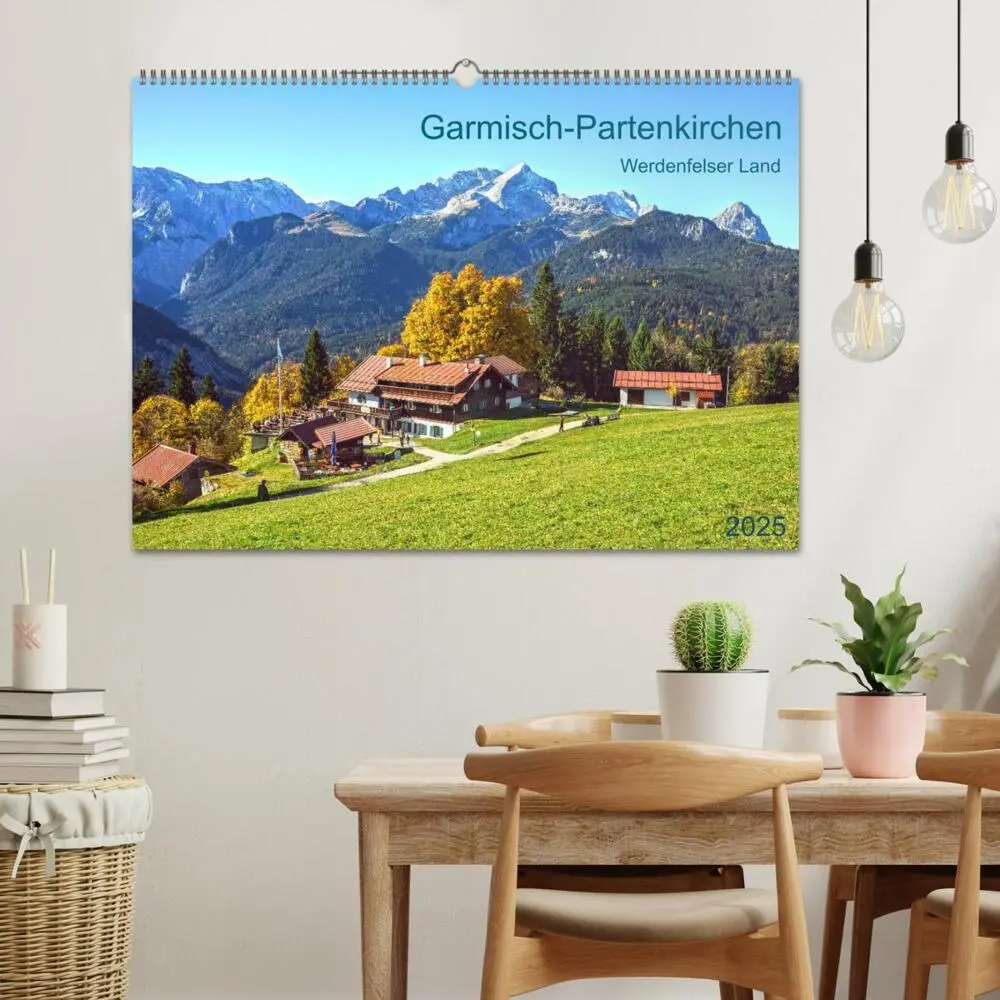 Bild: 9783435190850 | Garmisch-Partenkirchen Werdenfelser Land (Wandkalender 2025 DIN A2...