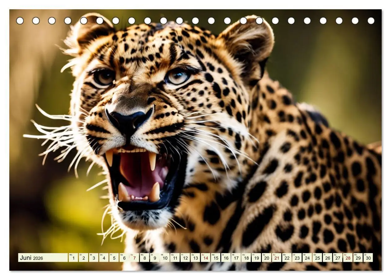 Bild: 9783457420850 | Gefleckte Jäger (Tischkalender 2026 DIN A5 quer), CALVENDO...