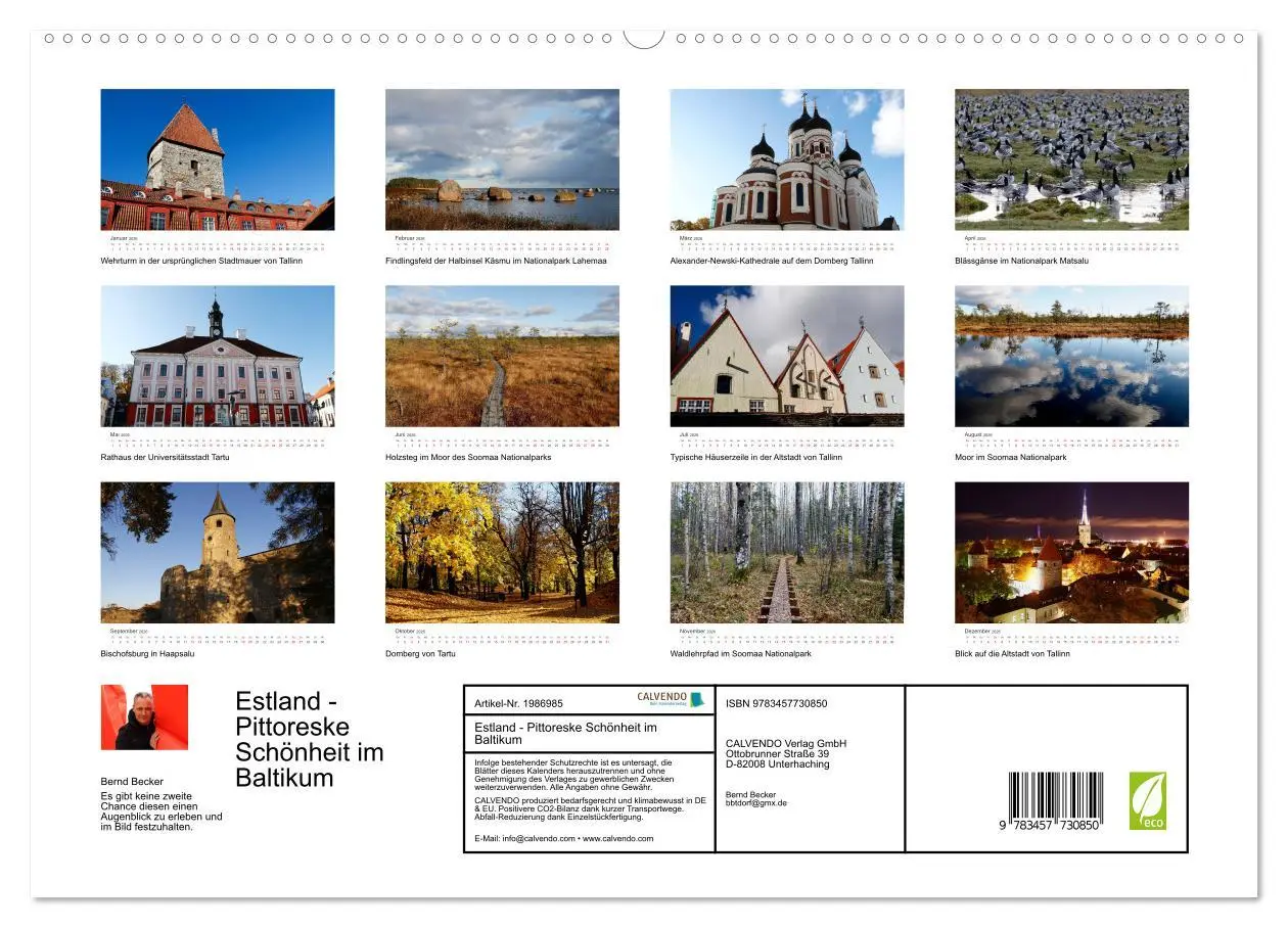 Bild: 9783457730850 | Estland - Pittoreske Schönheit im Baltikum (hochwertiger Premium...