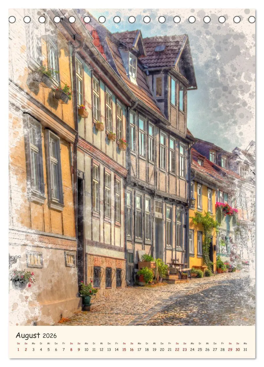 Bild: 9783516370850 | Quedlinburg - unsere Stadt (Tischkalender 2026 DIN A5 hoch),...