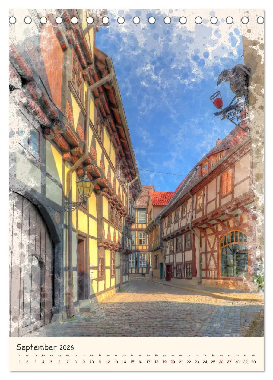 Bild: 9783516370850 | Quedlinburg - unsere Stadt (Tischkalender 2026 DIN A5 hoch),...