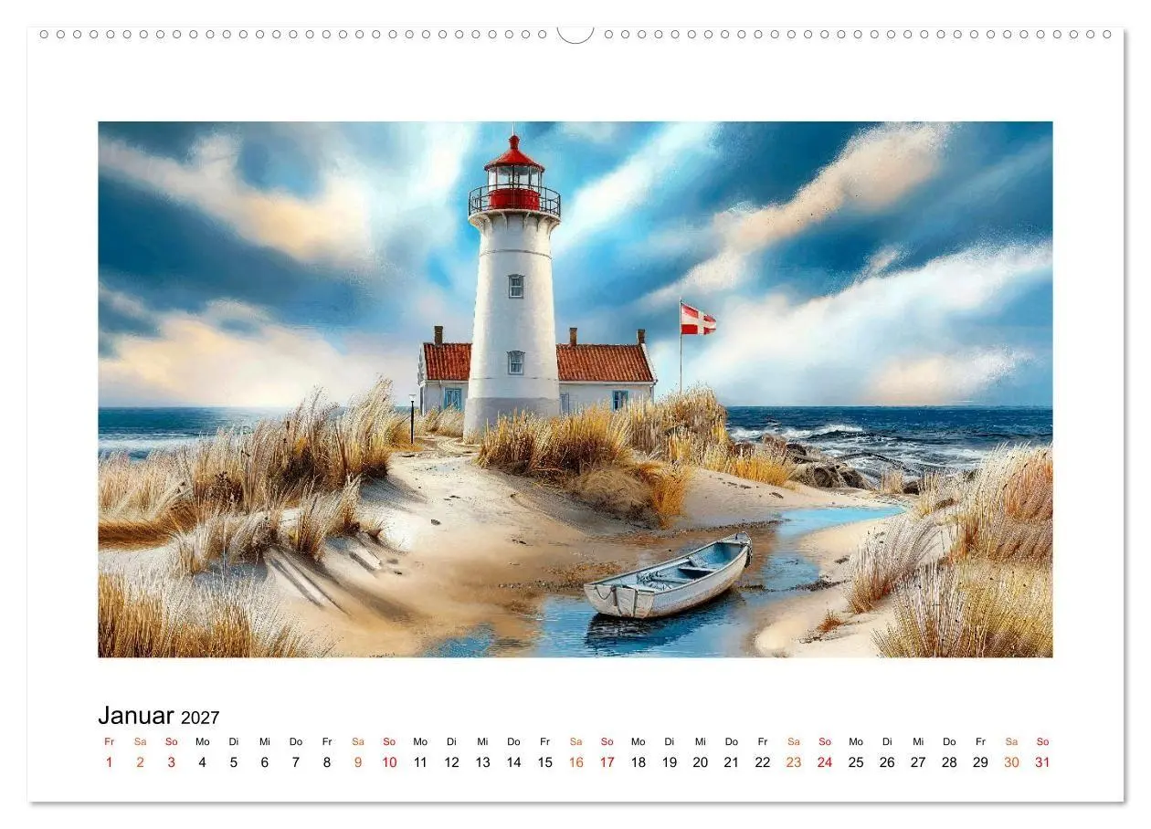 Bild: 9783516820850 | Dänemark - Wind, Meer und stille Orte (Wandkalender 2027 DIN A2...