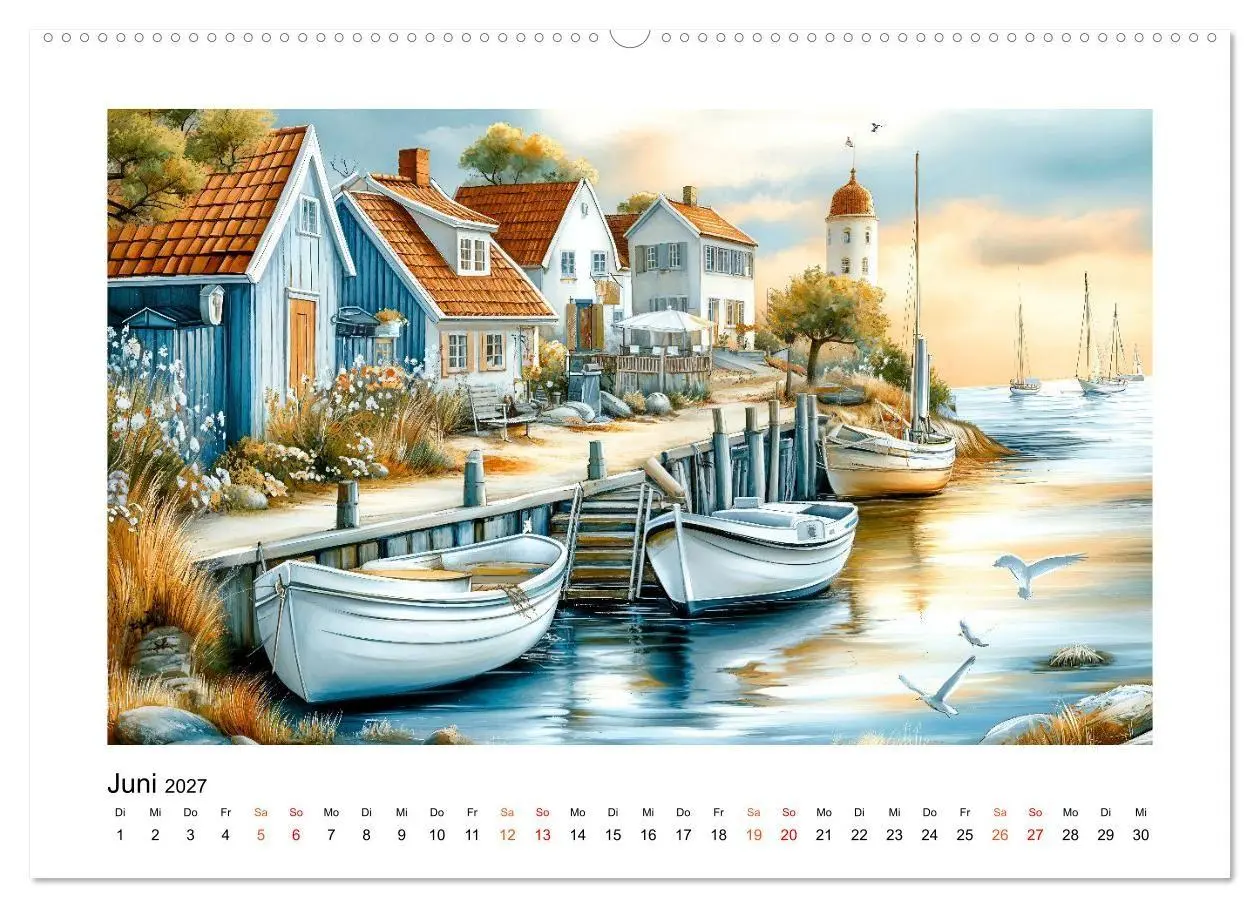 Bild: 9783516820850 | Dänemark - Wind, Meer und stille Orte (Wandkalender 2027 DIN A2...