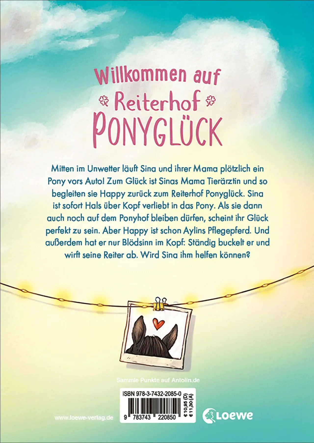 Bild: 9783743220850 | Reiterhof Ponyglück (Band 1) - Ein Pony für Sina | Sabine Giebken