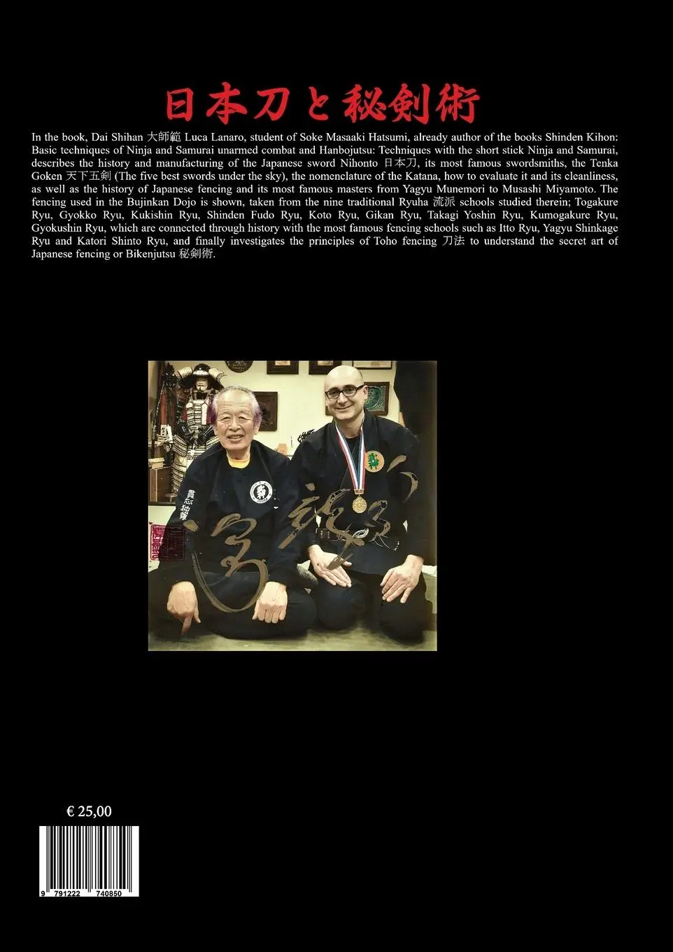 Rückseite: 9791222740850 | Nihonto to bikenjutsu. The Japanese sword and the secret art of...