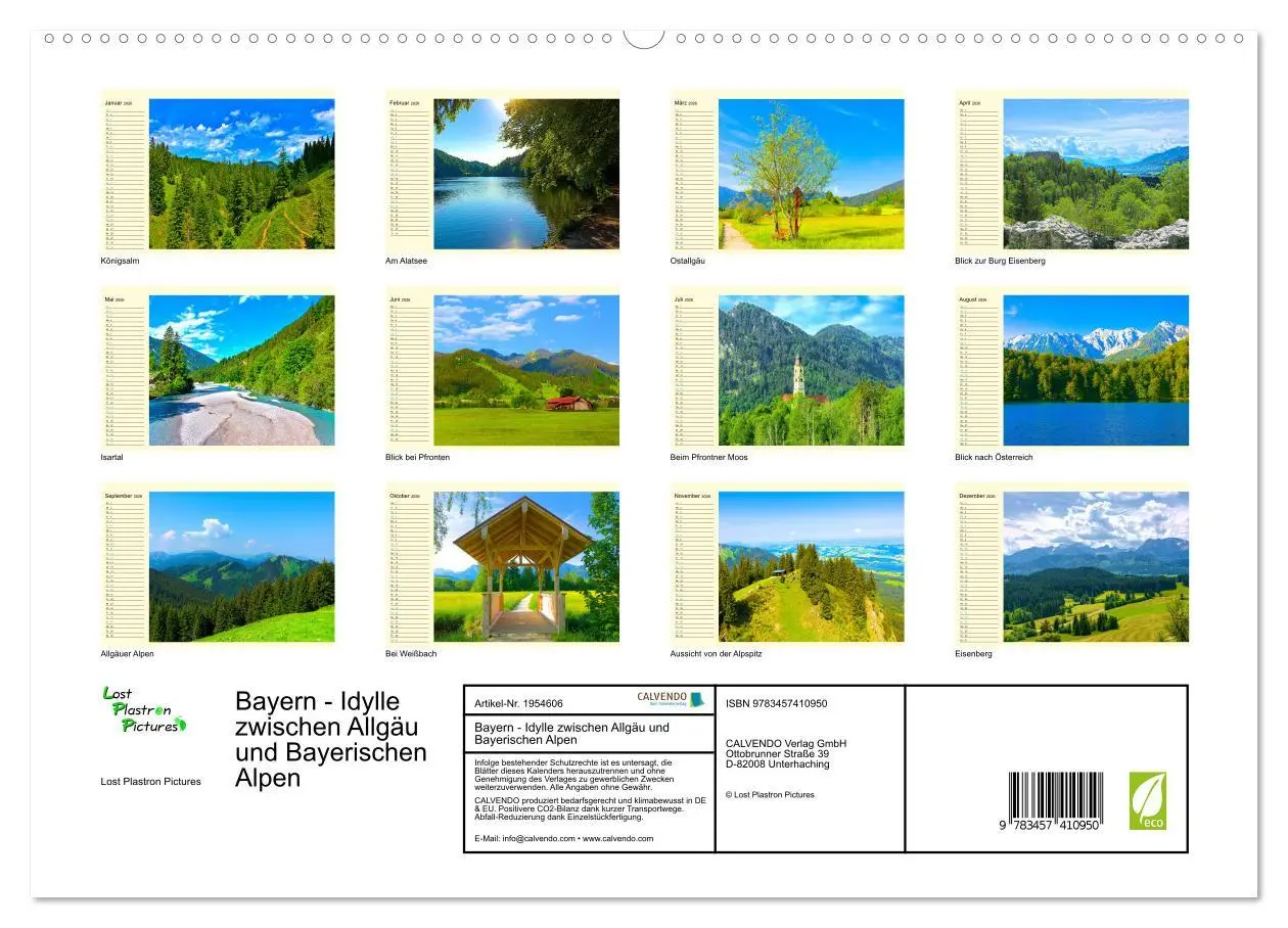 Bild: 9783457410950 | Bayern - Idylle zwischen Allgäu und Bayerischen Alpen (hochwertiger...