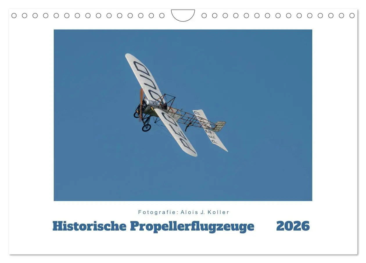 Cover: 9783457890950 | Historische Propellerflugzeuge 2026 (Wandkalender 2026 DIN A4...