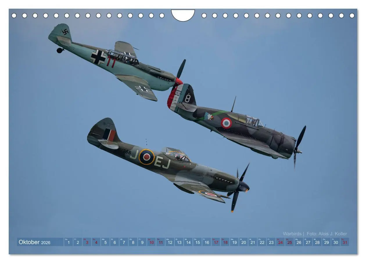 Bild: 9783457890950 | Historische Propellerflugzeuge 2026 (Wandkalender 2026 DIN A4...