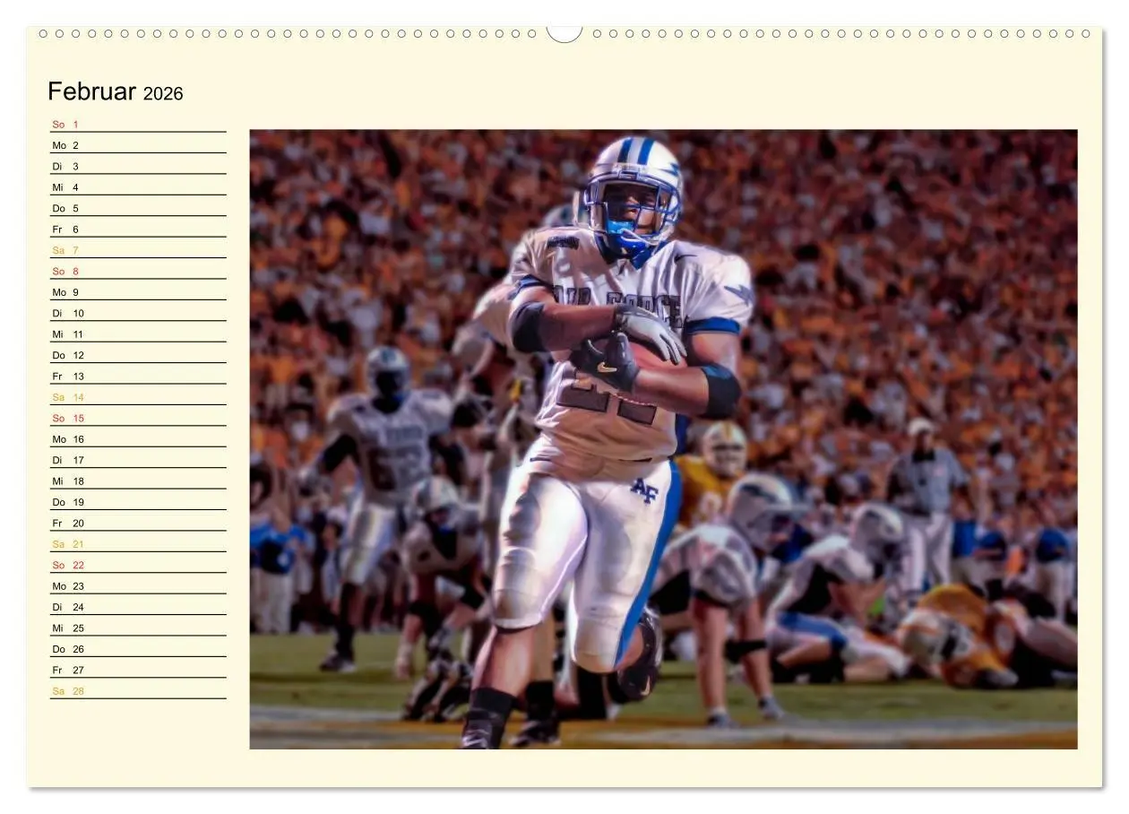 Bild: 9783457960950 | American Football - Taktik und Athletik (Wandkalender 2026 DIN A2...